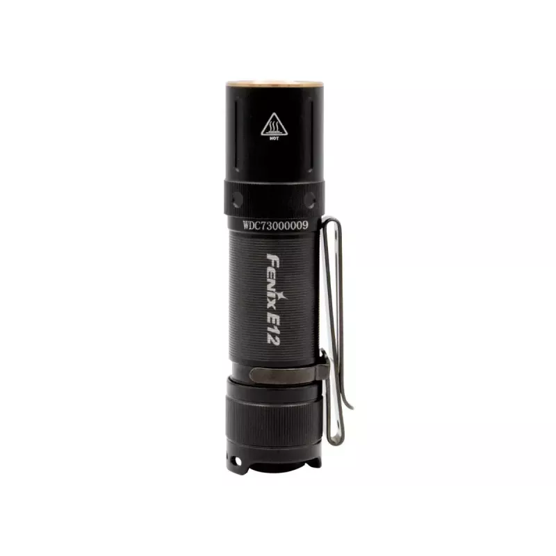 Hand flashlight Fenix E12 V2.0 Black LED Aluminium IP68 50000h