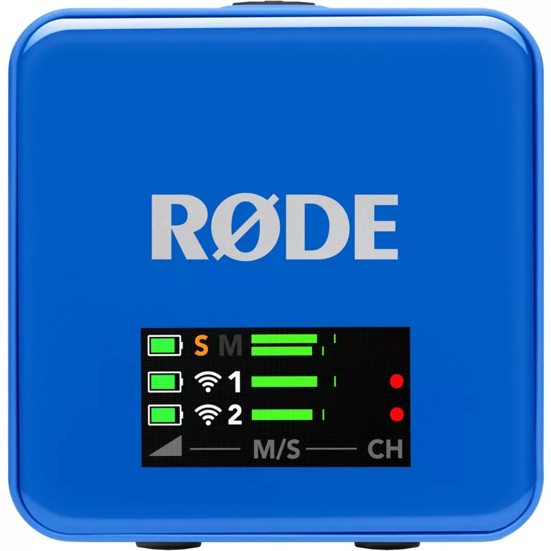 Microphone Rode Wireless Go III blue — compact wireless lavalier system