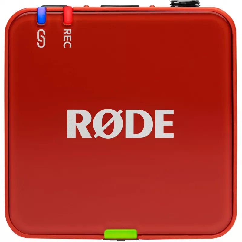 Wireless microphone system Rode Wireless Go III brown — 2.4 GHz wireless transmission, compact dual-channel kit