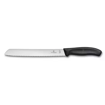 Bread knife Victorinox 6.8633.21B — serrated blade 21 cm, kitchen knife 1 pc