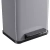 Hailo Öko duo Plus M 18 L Rectangular Steel kitchen waste bin, 2-compartment, silver