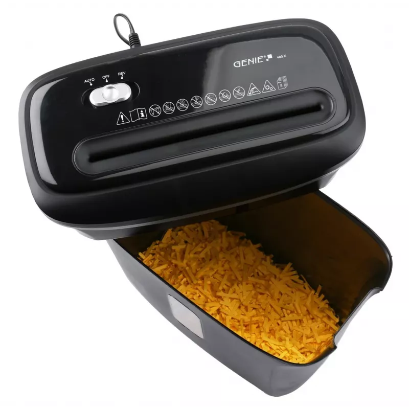 GENIE paper shredder 480 X Cross Cut black