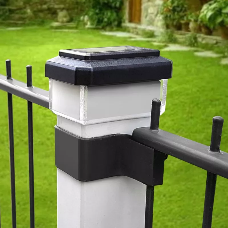 Solar LED Post Light GreenBlue GB127 WW — 3200K Neutral White, 80×80mm Envelope Canopy, NiMH Battery
