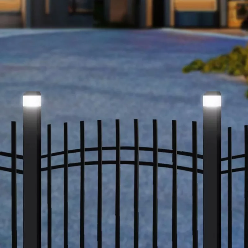 Solar LED Post Light GreenBlue GB127 WW — 3200K Neutral White, 80×80mm Envelope Canopy, NiMH Battery