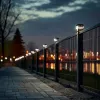 Solar LED Post Light GreenBlue GB127 WW — 3200K Neutral White, 80×80mm Envelope Canopy, NiMH Battery