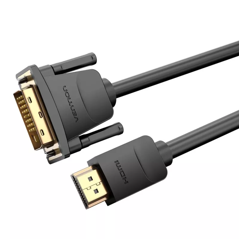 Cable HDMI to DVI 2M/BLACK Abfbh Vention