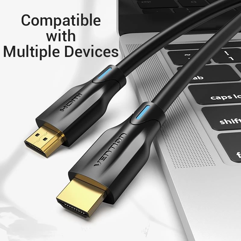 Cable HDMI 8K/1M Black Aanbf Vention