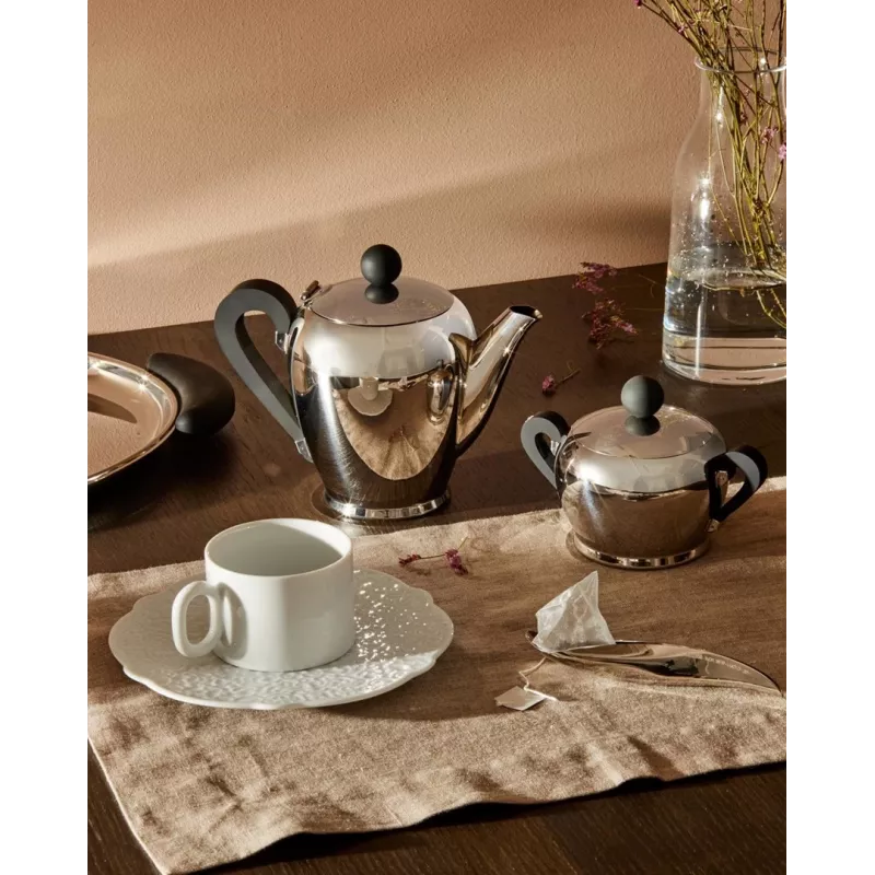 Alessi CA12/8 Bombé Teekanne stainless steel 18/10 (CA12/8)