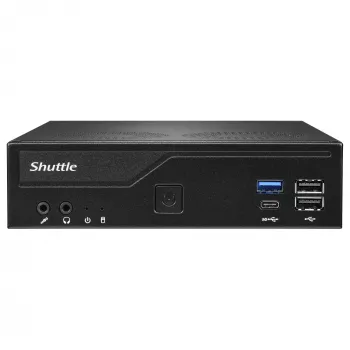 Shuttle Barebone slim DH610V2 Intel/DDR5/black - Barebone - Intel Socket 1700 (Core i)