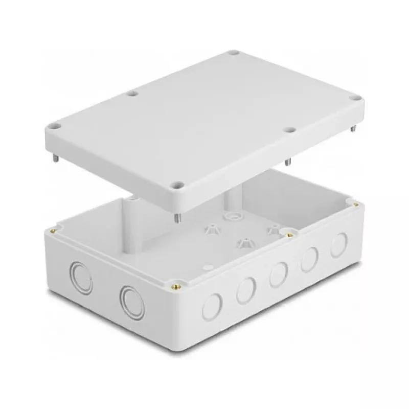 DeLOCK Installation housing 180x125x57mm grey ABS outdoor