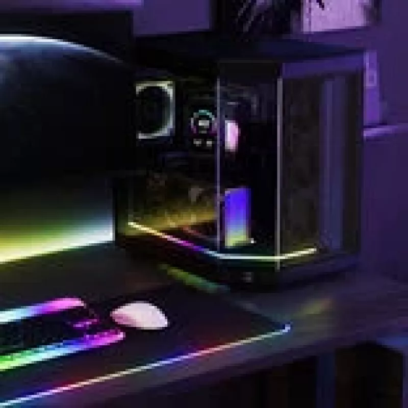 LED strip HYTE Noodle LN70 ARGB 70 cm, Black