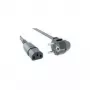 Power cable Bachmann 356.907, grey, 1 m, C13 coupler