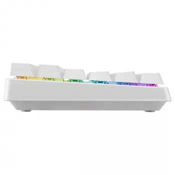 Mechanical-Style Compact Wireless Keyboard Cherry XTRFY K33 75% QWERTZ German White USB + RF + Bluetooth RGB