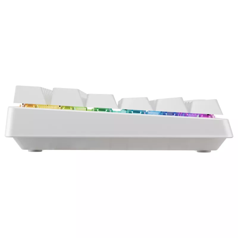 Mechanical-Style Compact Wireless Keyboard Cherry XTRFY K33 75% QWERTZ German White USB + RF + Bluetooth RGB