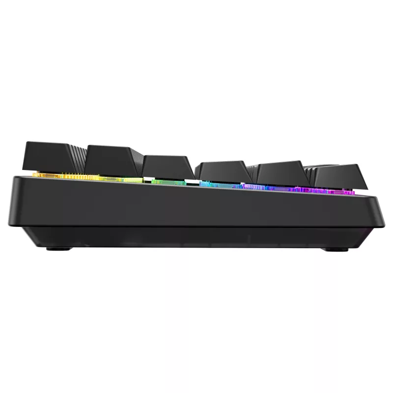 Wireless Gaming Keyboard Cherry XTRFY K33 Compact 75% QWERTZ German USB + RF + Bluetooth RGB Black