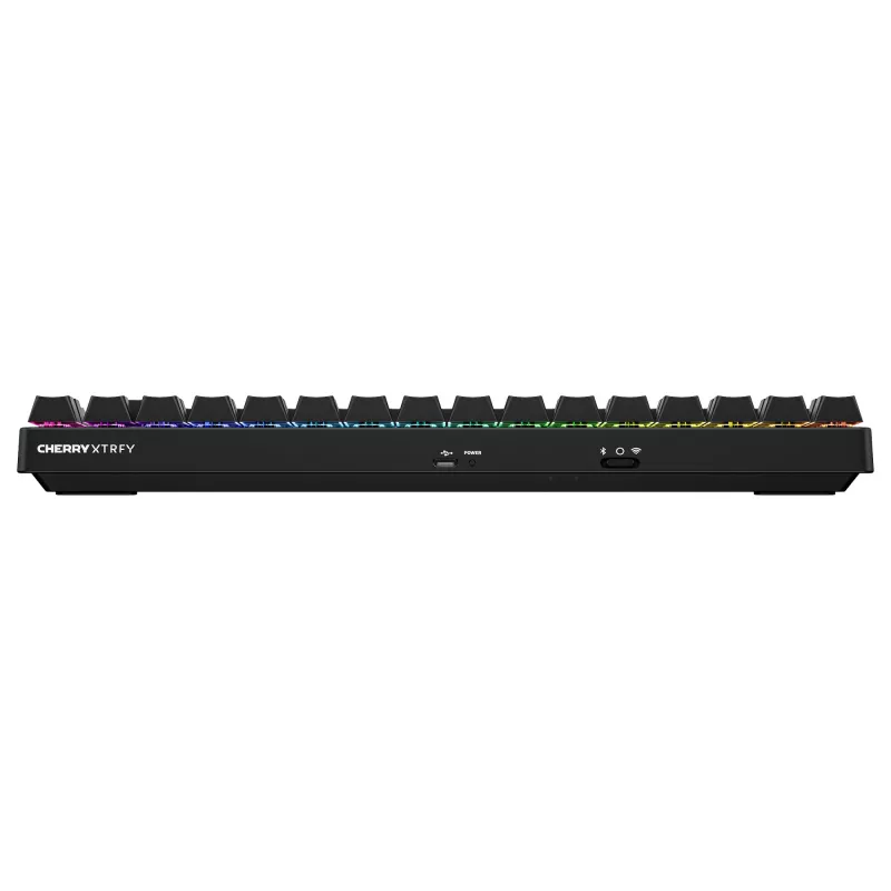 Wireless Gaming Keyboard Cherry XTRFY K33 Compact 75% QWERTZ German USB + RF + Bluetooth RGB Black