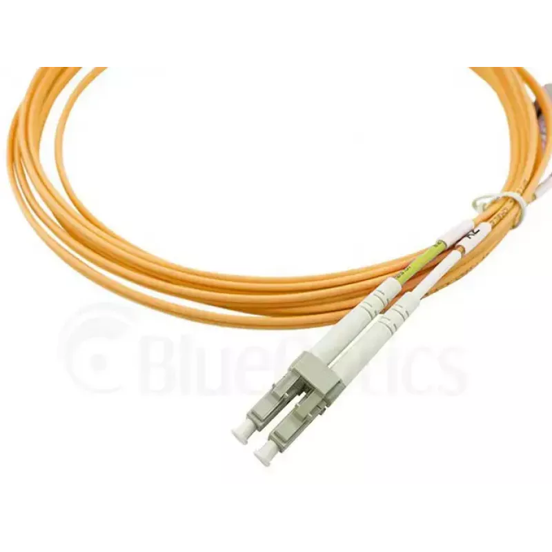 Fibre optic duplex cable BlueOptics CAB-MMF50-LC-LC-3-BO OM2 multimode LC to LC 3 m Orange