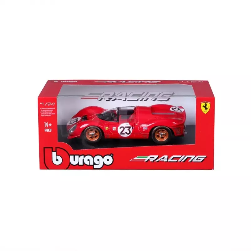 Supercar model Bburago Ferrari 330 P4 Daytona, preassembled 1:24 scale