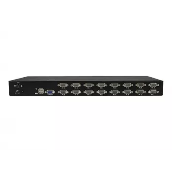 StarTech.com 16 Port 1U Rackmount USB KVM Switch with OSD (SV1631DUSBU)