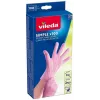 Disposable Latex Gloves VILEDA Multi Latex 100, Beige, Size S/M, 100 pcs