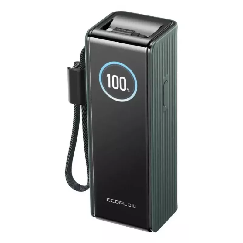 Power Bank EcoFlow RAPID 25000 mAh Green — 170 W total, 2× USB-C, 1× USB-A