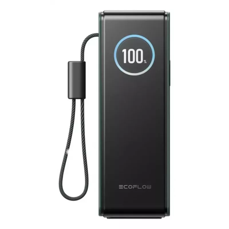 Power Bank EcoFlow RAPID 25000 mAh Green — 170 W total, 2× USB-C, 1× USB-A