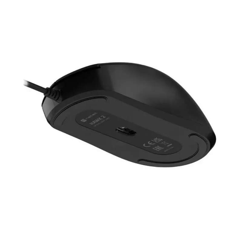 NATEC Hawk 2 wired laser mouse, black, up to 2400 DPI