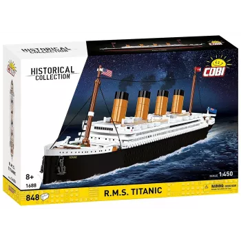 Building Set Cobi R.M.S. Titanic model kit, 848 pieces, collectible ship model