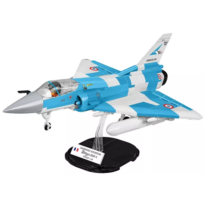 Cobi Mirage 2000-5F Brick Model Kit, Armed Forces Series, 495 Pieces, Scale 1:48