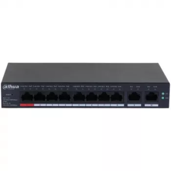 Switch DAHUA CS4010-8GT-110 PoE 10-port, 8 PoE ports