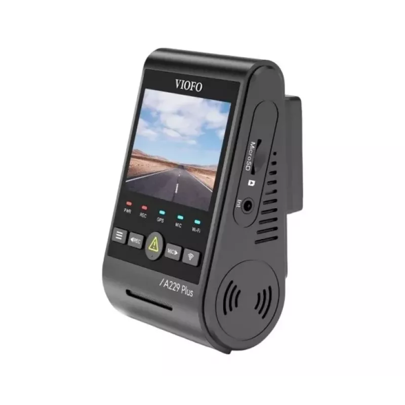 Dash Camera VIOFO A229 PLUS 1CH-G GPS — 1‑channel, 2560×1440, GPS, Wi‑Fi, 2.4 inch display, MicroSD up to 512GB