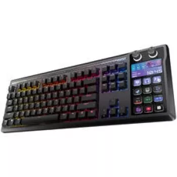 Corsair Galleon 100 SD Gaming Keyboard, Full-Size, Integrated Stream Deck, Hot-Swap, DE - black