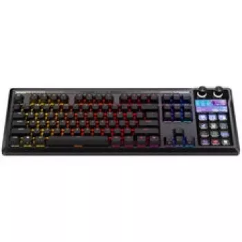 Corsair Galleon 100 SD Gaming Keyboard, Full-Size, Integrated Stream Deck, Hot-Swap, DE - black