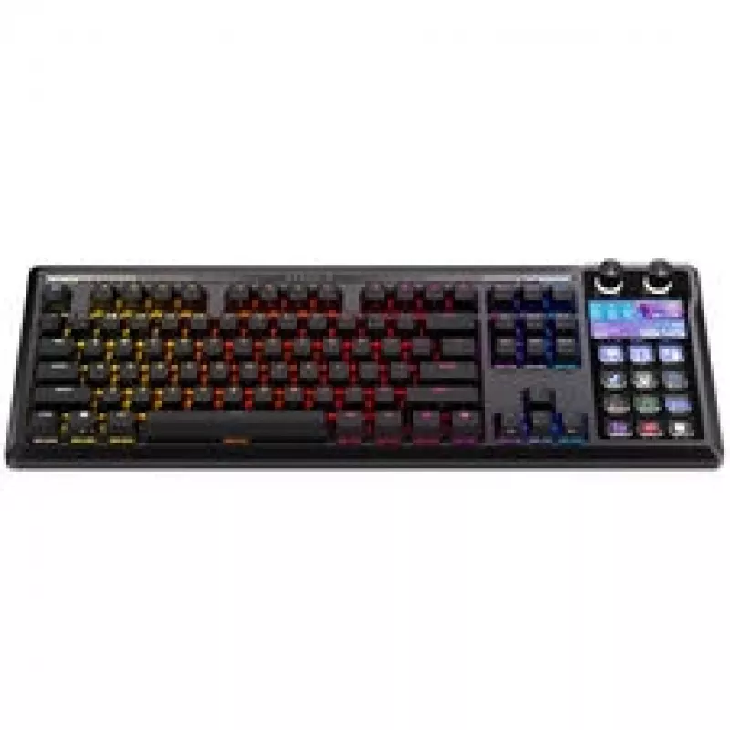 Corsair Galleon 100 SD Gaming Keyboard, Full-Size, Integrated Stream Deck, Hot-Swap, DE - black