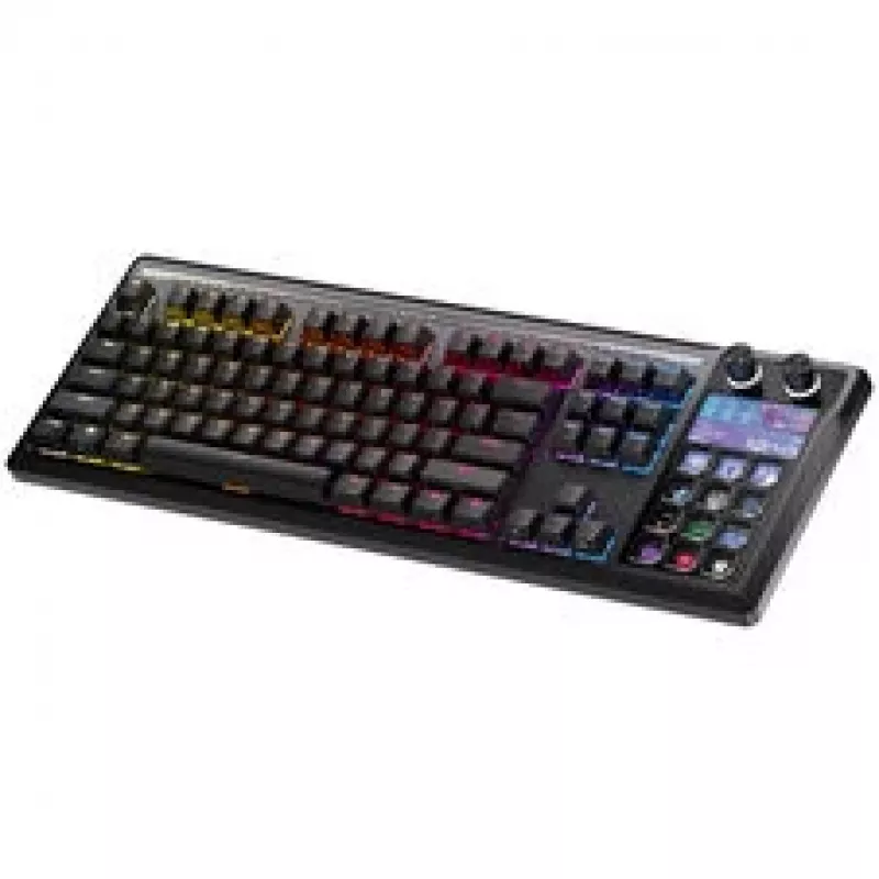 Corsair Galleon 100 SD Gaming Keyboard, Full-Size, Integrated Stream Deck, Hot-Swap, DE - black