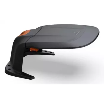 Robotic lawnmower garage Segway Garage M for Navimow H / H2 / i2 series, black-orange, incl. mounting kit