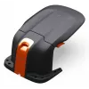 Robotic lawnmower garage Segway Garage M for Navimow H / H2 / i2 series, black-orange, incl. mounting kit