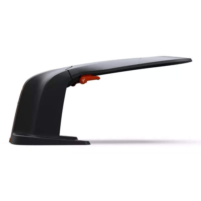 Robotic lawnmower garage Segway Garage M for Navimow H / H2 / i2 series, black-orange, incl. mounting kit
