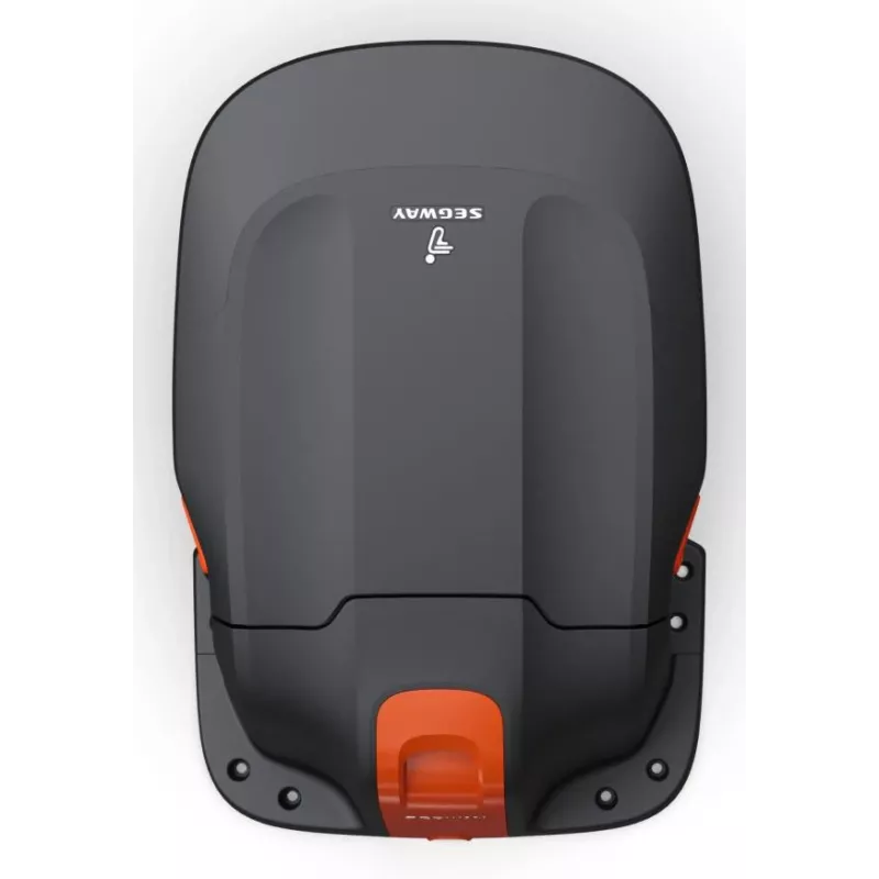 Robotic lawnmower garage Segway Garage M for Navimow H / H2 / i2 series, black-orange, incl. mounting kit