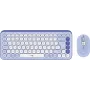 Logitech POP Icon Combo - Tastatur-und-Maus-Set - kabellos - Bluetooth LE - QWERTZ - Schweiz - fliederfarben , Off-White (920-013277)