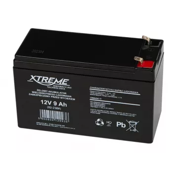 Sealed Gel Battery BLOW 12V 9Ah for UPS and Backup Power, Rechargeable Valve-Regulated Lead-Acid