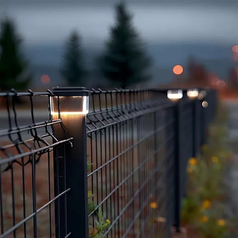 GreenBlue Solar LED Pole Light, 60x40mm, Envelope-shaped Canopy, 3200K, GB125 WW