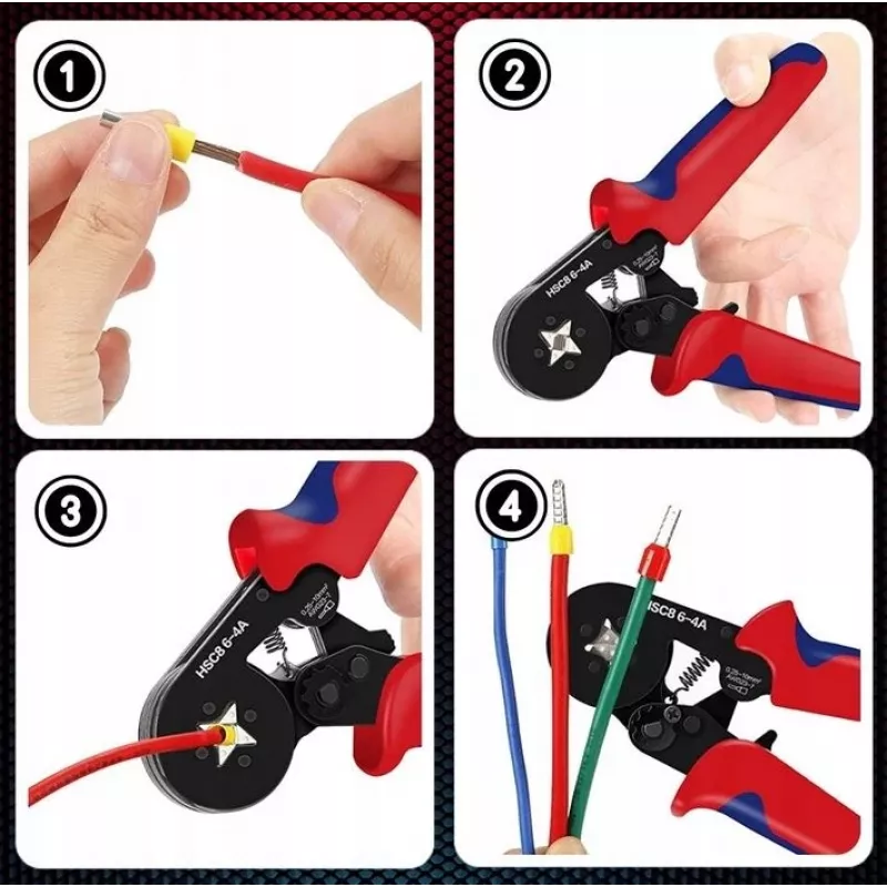 Extralink Crimping Tool for Connectors, 1200 Cable Terminal Sleeves