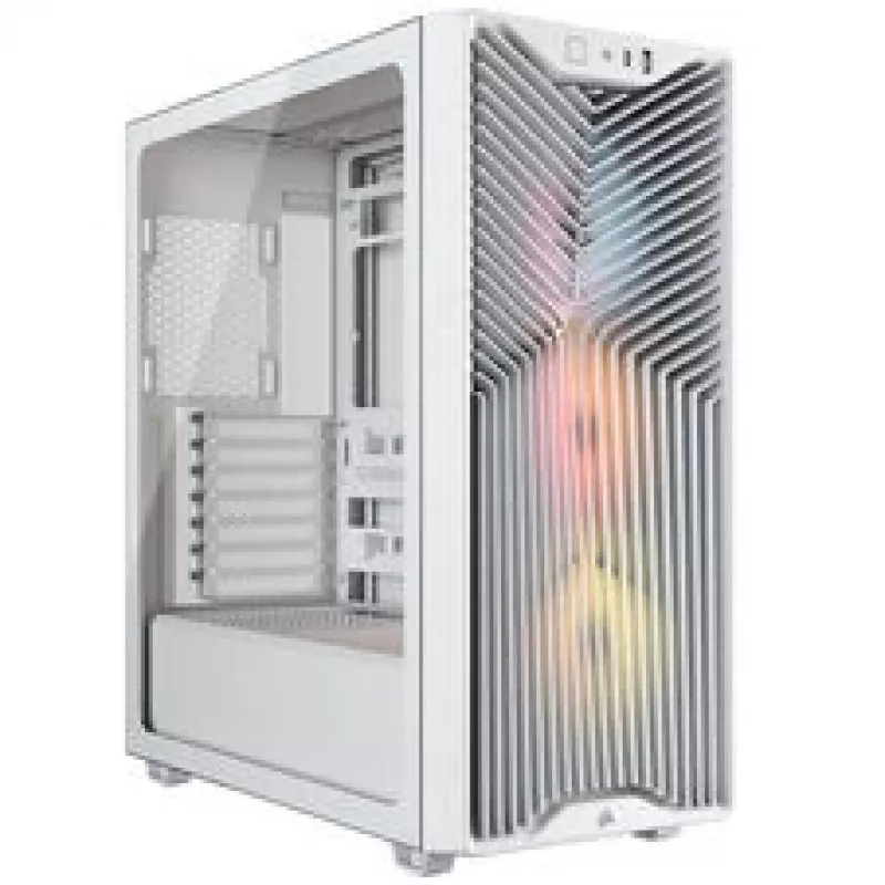 Corsair 3200D RS ARGB PC-Enclosure, Midi-Tower, ATX, Tempered Glass - White