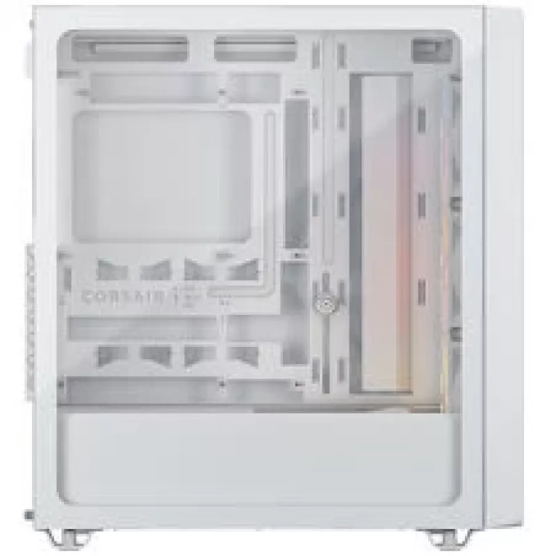Corsair 3200D RS ARGB PC-Enclosure, Midi-Tower, ATX, Tempered Glass - White