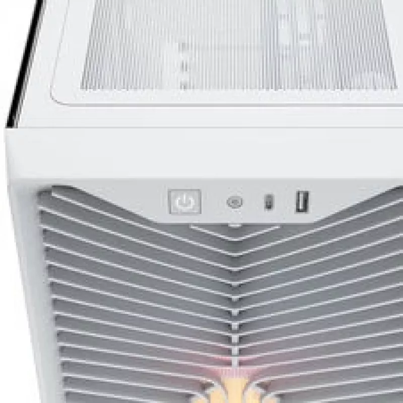 Corsair 3200D RS ARGB PC-Enclosure, Midi-Tower, ATX, Tempered Glass - White