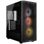 Corsair 3200D RS ARGB PC-Enclosure, Midi-Tower, ATX, Tempered Glass - Grey