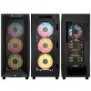 Corsair 3200D RS ARGB PC-Enclosure, Midi-Tower, ATX, Tempered Glass - Grey