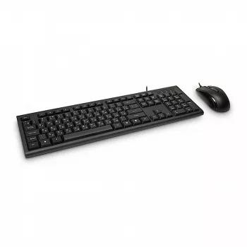 Keyboard Inter-Tech KM-3149R Mouse included Home USB QWERTY