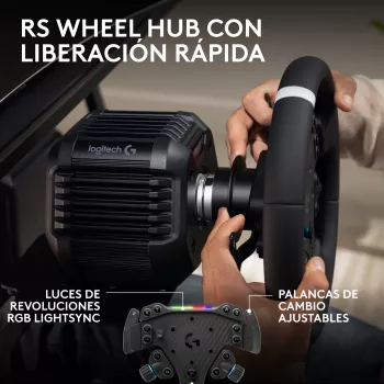 Logitech G RS50 System - Steering Wheel - Wired
